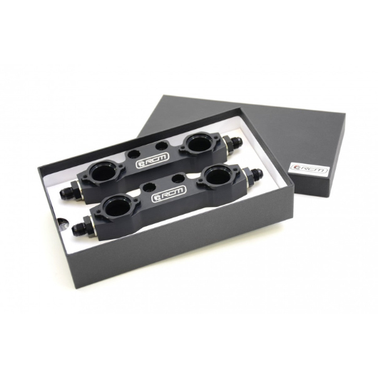 Side Feed Parallel Billet Fuel Rail Pair